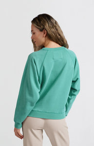 YAYA Turquoise Crew Neck Sweatshirt