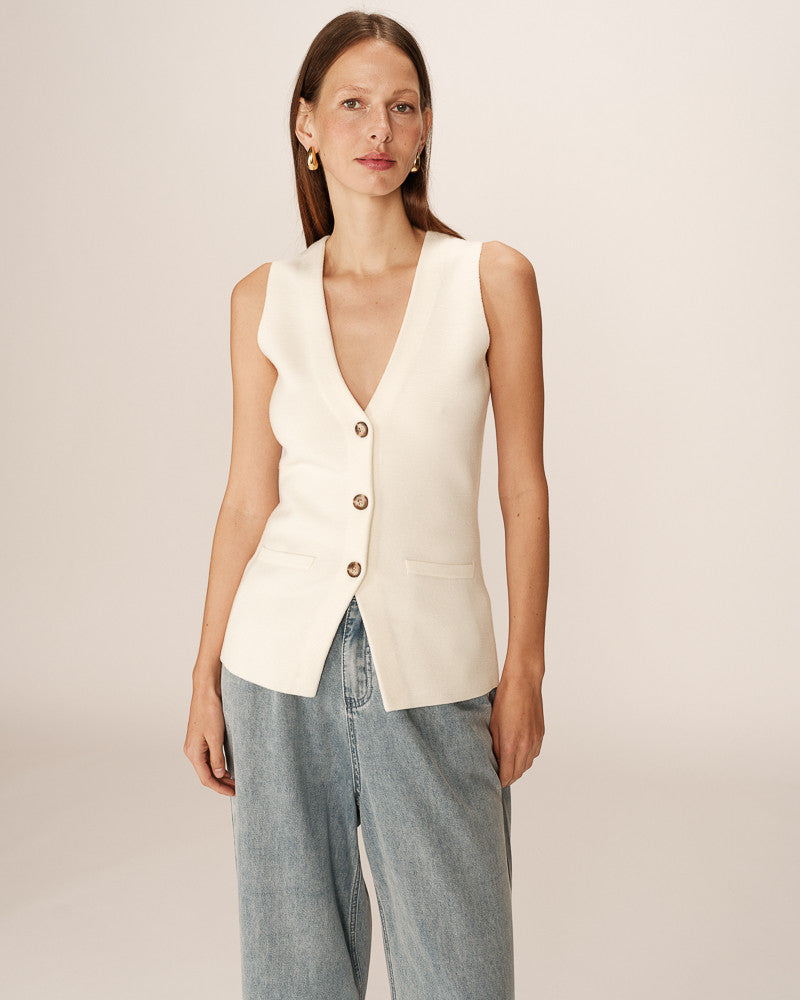 Grace and Mila ‘Panama’ Knitted Waistcoat