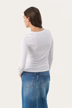 Load image into Gallery viewer, Part Two ‘Emaja’ White Long Sleeve Tee
