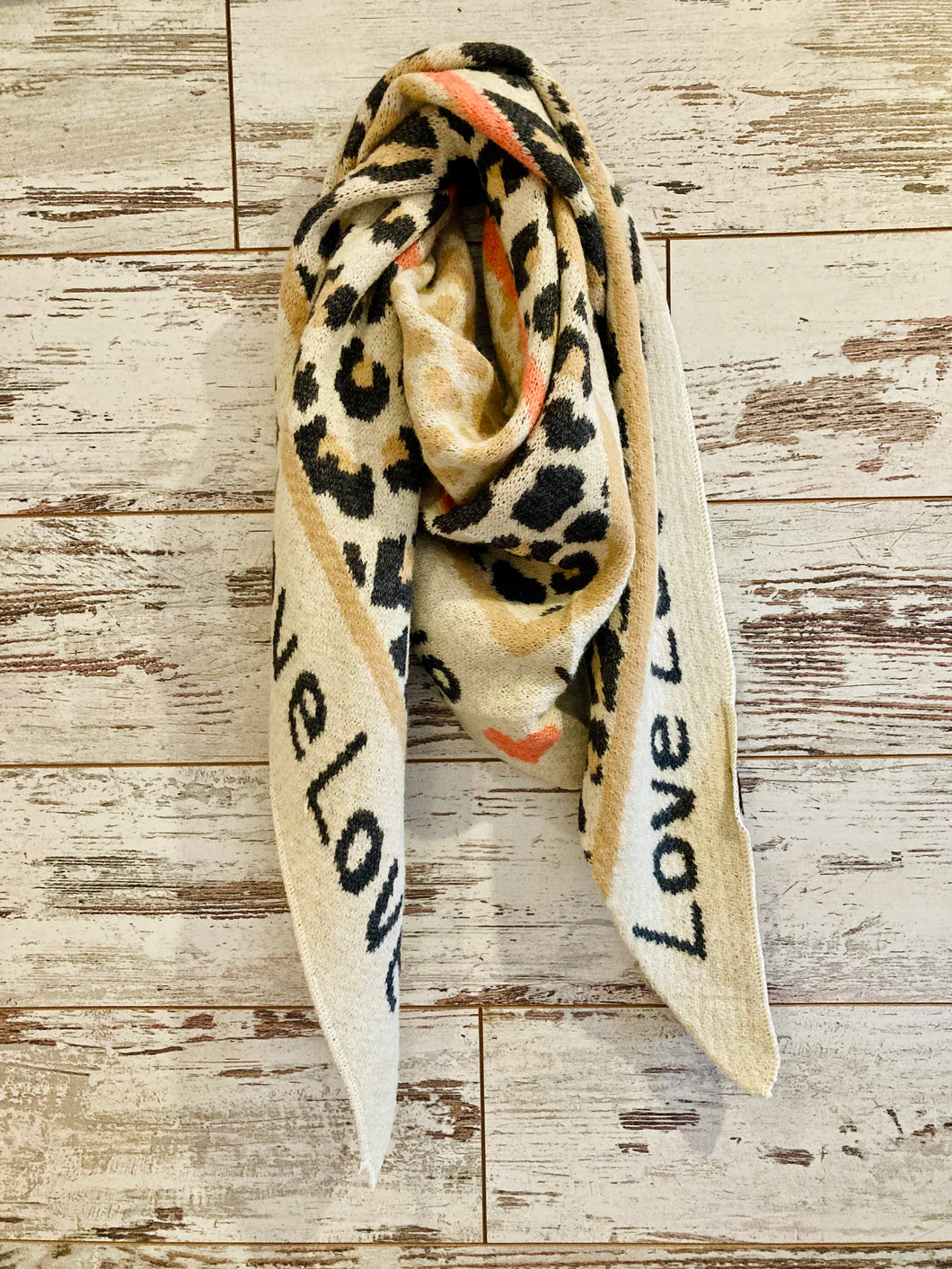 Marta Du Chateau Leopard Print Scarf