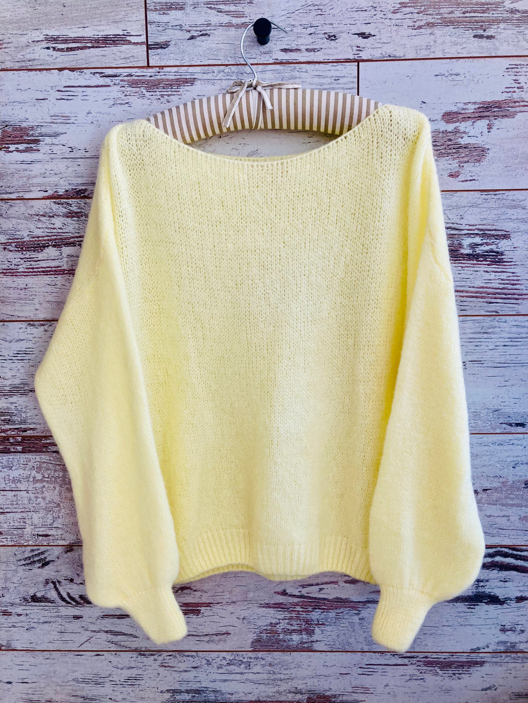 Marta Du Chateau Lemon Mohair Jumper.