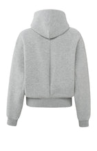 Load image into Gallery viewer, YAYA Soft Grey Crop Hoodie
