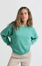 Load image into Gallery viewer, YAYA Turquoise Crew Neck Sweatshirt
