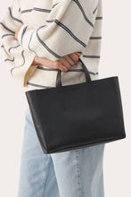 Load image into Gallery viewer, Part Two Small Black Leather Bag
