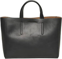 Load image into Gallery viewer, Part Two Small Black Leather Bag
