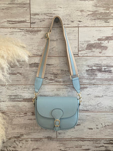 Italian Leather Saddle Bag