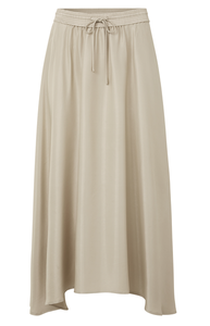 YAYA Satin MIDI Skirt